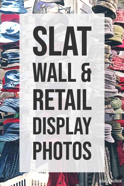 Slat Wall Clothing Display, Slat Wall Store Display, Store Wall Display Ideas, Boutique Slat Wall Display Ideas, Tshirt Retail Display, Tshirt Boutique Ideas, Boutique Slat Wall Ideas, Retail Slat Wall Ideas Display, Shirt Display Ideas Retail Store Design