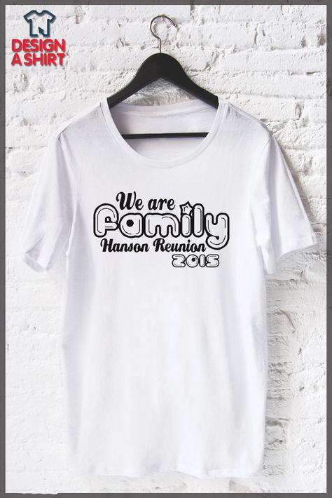 "We Are Family" family reunion design idea from www.DesignAShirt.com Family Day Tshirt Design Ideas, Family Reunion Design, Reunion Design, Tshirt Design Ideas, Family Reunion Planning, Family Reunion Shirts, Reunion Shirts, Cute Frames, Flowers Arrangements