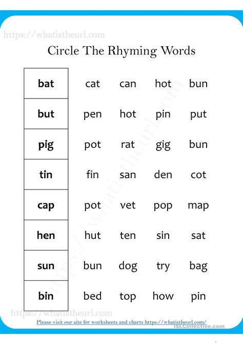 Rhyme Worksheets Kindergarten, Rhyming Words Worksheets Kindergarten, Grade R Worksheets, Worksheets 1st Grade, Rhyming Words Worksheets, Rhyming Worksheet, Kindergarten Assessment, Words Worksheet, Cvc Words Kindergarten