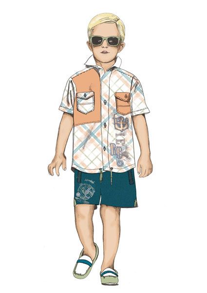 Fashion Illustration // Kids and Baby on Behance Childrens Fashion Illustration, Children Fashion Sketch, Croquis Fashion, Children Sketch, Illustration Kids, Boy Illustration, Fashion Illustration Sketches Dresses, Boy Drawing, Fashion Illustration Dresses