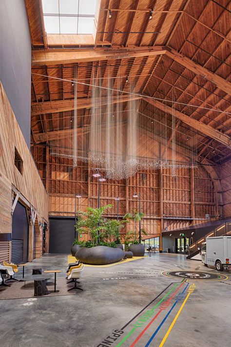 Google Spruce Goose Hangar Aircraft Hanger House, Airplane Hangar Design, Hangar House, Hangar Home, Hangar Homes, Spruce Goose, Coffee Factory, Hangar Design, Hanger House