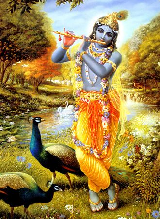 I worship Govinda, the primeval Lord, who is adept in playing on His flute, with blooming eyes like lotus petals with head decked with peacock feather... भारतीय दुल्हन संबंधी, Iskcon Krishna, Krishna Lila, Arte Yoga, Shree Krishna Wallpapers, Sweet Lord, Bal Krishna, Lord Krishna Hd Wallpaper, Sri Krishna