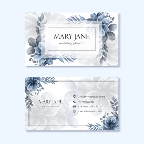 Event Planner Business Card Design, Party Planner Business Cards, Party Planner Business, Wedding Planner Business Card, Florist Business Card, Event Planner Business Card, Business Card Set, Wedding Planner Business, Floral Business Cards