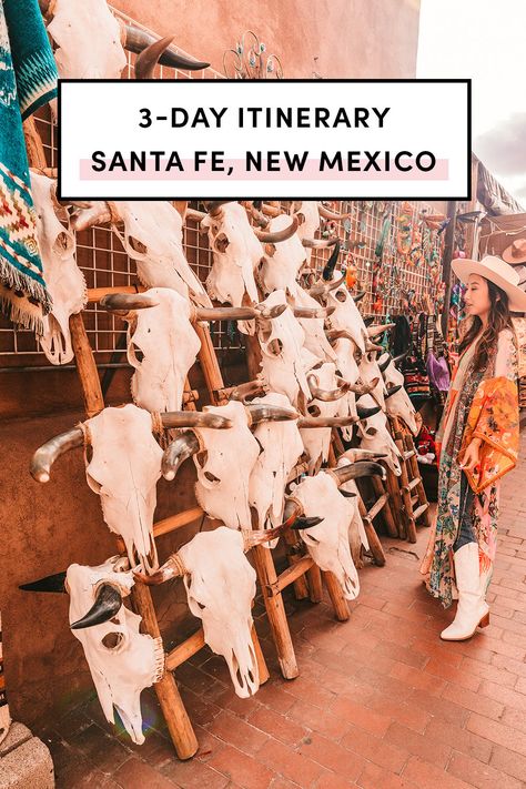 3-Day Itinerary To Santa Fe, New Mexico Santa Fe Vacation, Santa Fe New Mexico In December, Santa Fe New Mexico Outfits Fall, Santa Fe New Mexico Dog Friendly, Weekend In Santa Fe, Santa Fe Itinerary, Outfits For Santa Fe Nm, Santa Fe Things To Do, Santa Fe Winter