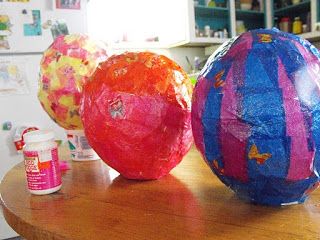 Twig and Toadstool: It's Mod Podge Tuesday...Let's Make a Pretty Hot Air Balloon!!!! Ballon Crafts, Mod Podge Crafts, Balloon Crafts, Modge Podge, Mod Podge, Crafts To Do, Hot Air Balloon, Air Balloon, Getting Out