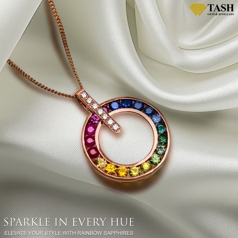 Aurora Radiance Pendant - 20% OFF Elevate your elegance with the Aurora Radiance Pendant, crafted in 18k rose gold and adorned with natural rainbow sapphire gemstones. This exquisite piece showcases a spectrum of colors, making it a stunning addition to any jewelry collection. Enjoy a limited-time 20% discount and add timeless beauty to your style! Discounted Price - Rs.134900 ☑️ Lifetime Warranty. ☑️ Islandwide Cash on Delivery. ☑️ Authorized dealer from National Gem & Jewellery Authorit...