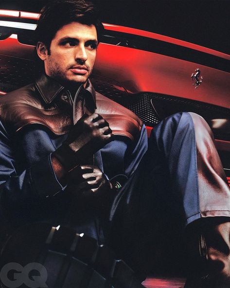 Carlos Sainz 
GQ 
Ferrari 
QQ Ferrari 
Formula 1 
Formula One 
Scuderia Ferrari 
charles Leclerc 
Magazine 
Ferrari Style Formula 1 Car Racing, Dirty Air, Gq Magazine, Smooth Operator, Formula 1 Car, Ferrari F1, Charles Leclerc, Foto Ideas Instagram, Racing Driver