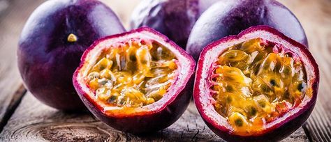 Passionate about passionfruit Passion Fruit Plant, Low Glycemic Fruits, Fruit Nutrition, Passion Fruit Juice, Purple Fruit, Edible Seeds, Fruit Benefits, Avocado Smoothie, Fruit Photography