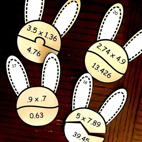 FREE Puzzles For a Fun Multiplying Decimals Activity Multiplying Decimals Activities, Decimal Activities, Lattice Method, Multiplication Puzzles, Decimal Multiplication, Decimals Activity, Decimal Word Problems, Easy Math Activities, Multi Digit Multiplication