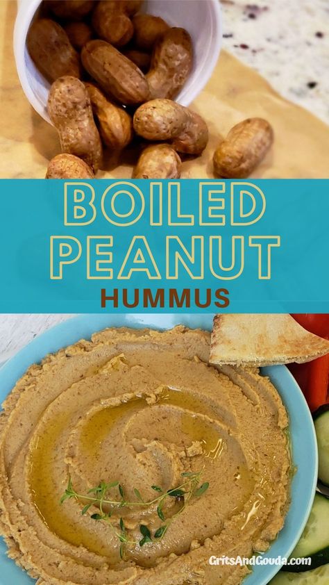 Peanut Hummus Recipe, Boiled Peanut Hummus, Boiled Peanut Recipes, Hawaiian Boiled Peanuts Recipe, Gouda Recipes, Peanut Hummus, Boiled Peanuts Recipe, Peanut Festival, Boiled Peanuts