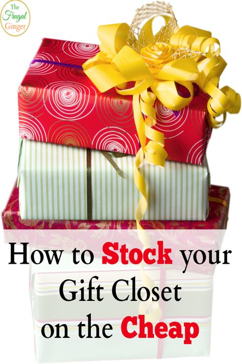 Gift Closet Ideas, Healthy Finances, Cheap Presents, Shot Caller, Gift Closet, Closet Inventory, How To Organize Your Closet, Budget Christmas, Cheap Christmas Gifts