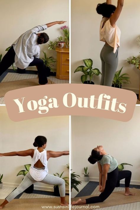 A black woman doing yoga at home in her yoga room Midsize Yoga Outfit, Yoga Look, Yoga Outfit Aesthetic, Yoga Outfit Inspiration, Mindfulness Quotes Inspiration, Yoga Outfit Ideas, Ethical Fashion Quotes, Yoga Outfits For Women, Cozy Socks Gift