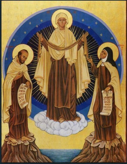 Johannes vom Kreuz und Theresa von Avila Mother Of Divine Grace, Carmelite Saints, Our Lady Of Mt Carmel, Saint Teresa Of Avila, Our Lady Of Mount Carmel, Mount Carmel, Saint Teresa, Queen Of Heaven, Divine Grace