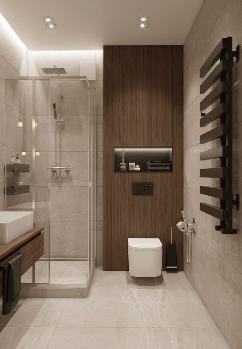 Bilik Tidur Mewah, Modern Small Bathrooms, Luxury Master Bathrooms, Bathroom Inspiration Modern, Washroom Design, Bathroom Redesign, Small Bathroom Makeover, Bathroom Design Inspiration, Bilik Tidur