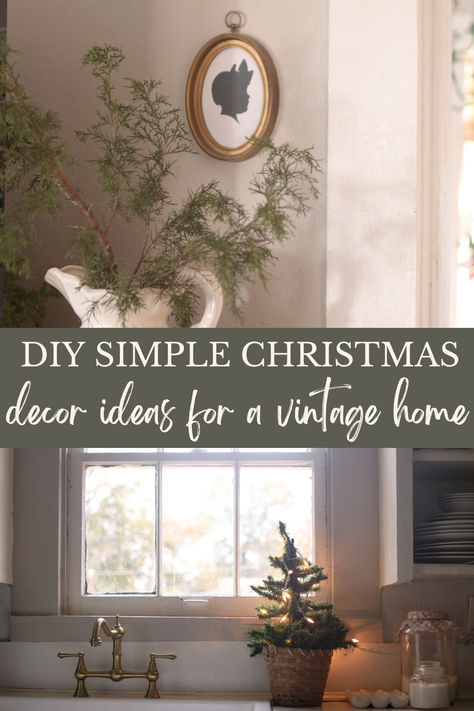 Scandinavian christmas decor ideas Christmas In Nature, Simple Cottage Christmas Decor, Christmas Decorating In Small Spaces, Cottage Christmas Decor Ideas, Little Women Christmas Decor, Simple Christmas Decorations Diy, Simple Rustic Christmas Decor, Old Fashioned Christmas Decor, Simple Christmas Kitchen