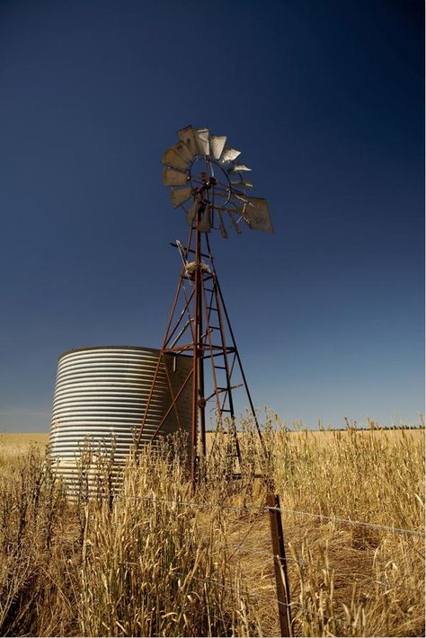 Outback Australia Australian Outback House, Australian Outback Aesthetic, Australian Aesthetic, Australian Countryside, Aussie Outback, Rural Australia, Farm Windmill, Australian Country, Australian Farm