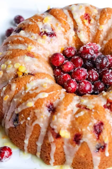 Cranberry Orange Pound Cake, Cranberry Bundt Cake, Cranberry Orange Bundt Cake, Cranberry Orange Cake, Dried Cranberry, Orange Bundt Cake, Cranberry Cake, Sweet Basil, Cranberry Recipes