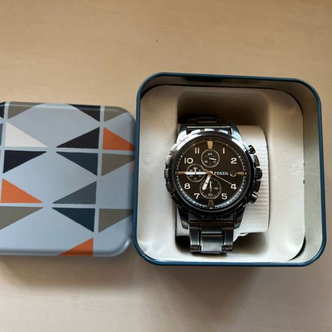 Never Worn Men’s Fossil Watch. Bought It As A Gift, But Then Moved Abroad And Never Worn It. Great Condition, It Just Needs To Be Sized. Battery Has Been Replaced. Fossil Watches For Men, Metal Watch, Fossil Watch, Fossil Watches, Accessories Men, Fossil, Mens Accessories, Man Shop, For Men