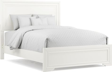 Belcourt White Colors,White 3 Pc Queen Panel Bed Queen Sized Bed White, Vintage White Bed Frame, White Frame Bed, Romantic Bed Frame, Cute Bed Frames Queen, Cute Bed Frames, White Wood Bed Frame, White Twin Bed Frame, Bed Frame Farmhouse