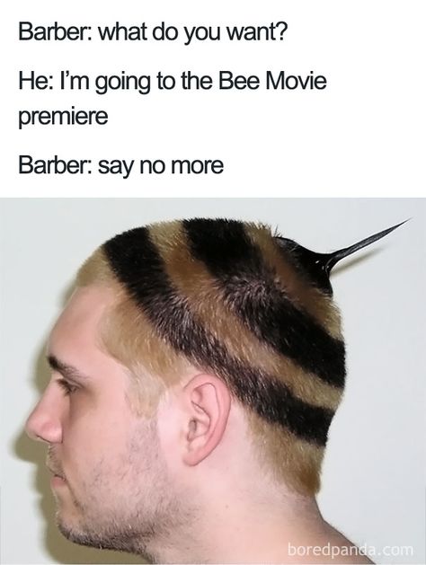 10+ Terrible Haircuts That Were So Bad They Became Say No More Memes Say No More Meme, Bad Haircut Meme, Barber Say No More, Barber Memes, Haircut Memes, Ugly Meme, Horrible Hair, Terrible Haircuts, Hair Quotes Funny