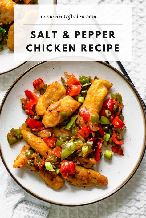 Salt and Pepper Chicken Chinese Fakeaway Recipes, Salt And Pepper Chicken Recipe, Healthy Fakeaway Recipes, Fakeaway Recipes Chinese, Turkey Gravy Recipe Without Drippings, Gravy Recipe Without Drippings, Takeaway Recipes, Salt And Chilli Chicken, Chinese Fakeaway