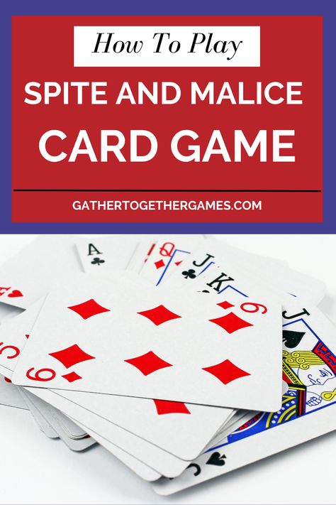 Dive into our ultimate guide on how to play the exciting card game, Spite and Malice! 

Learn the rules, strategies, and everything you need to know to become a Spite and Malice pro. 

Perfect for game nights with friends or family, our blog will walk you through the setup, gameplay, and winning tips. 

#CardGames #GameNight #SpiteAndMalice #HowToPlay #FamilyFun Swoop Card Game Instructions, Games For Two People, Card Night, Gamer Party, Tiles Game, Classic Card Games, Family Card Games, Fun Card Games, Gather Together