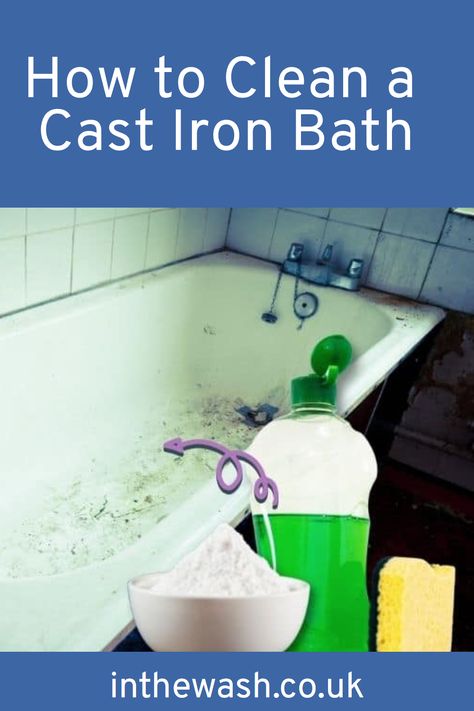 Cleaning a cast iron bath can be intimidating, but it is really easy with the right tools and know-how. Not only are these instructions going to help you clean your bathtub without any hassle, but they will also save you money. These tips will ensure that your cast iron tub remains to look great for years to come. Cheap Bathroom Makeover, Color Bathtub, Tub Refinishing, Porcelain Tub, Shower Cleaning Hacks, Bathtub Cleaner, Cast Iron Bath, Cast Iron Cleaning, Cast Iron Bathtub