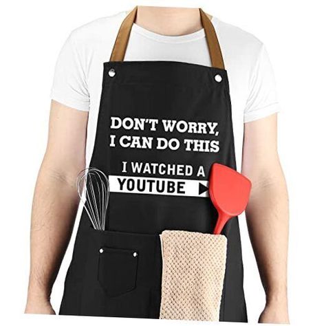 Return Policy Fast Delivery Trusted seller Gifts for Men Women, Funny Saying Apron with 3 Tool Pockets Adjustable Neck Strap, Waterproof, Gifts for Dad, Husband, Friends, Birthday Gifts, Gag Gifts, BBQ Cooking Chef Apron, Valentine's Day Gift Product Description Apron For Men and Women - Perfect choice for Fathers Day Gift For Dad. Dad is usually the one cooking and feeding everyone at the BBQ, so why not get him an apron that explains exactly what he does. Good times are included with every apr Funny Aprons For Men, Funny Apron, Apron For Men, Father Birthday Gifts, Valentine Gift For Wife, Funny Aprons, Bbq Apron, Aprons For Men, Chef Apron