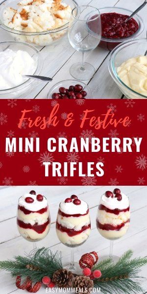 Cranberry Trifle, Christmas Trifle Recipes, Holiday Party Desserts, Trifle Dessert Recipes, Christmas Trifle, Cranberry Dessert, Favorite Holiday Desserts, Holiday Desserts Christmas, Christmas Dessert Table