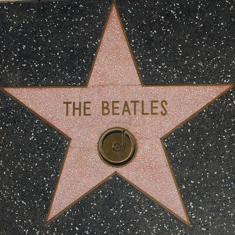 The Beatles -  Walk of Fame Star -    Los Angeles Historic-Cultural Monument No. 194, the Hollywood Walk of Fame. Beatles Love, Beatles Photos, Beatles Art, Beatles Fans, Bob Seger, Beatles John, Musica Rock, The Fab Four, I'm With The Band