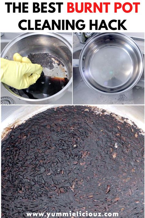 Cleaning Burnt Pans, Clean Burnt Pots, Cleaning Pans, Lemon Uses, Burnt Coffee, Burnt Sugar, Burnt Food, Clean Pots, Liquid Dish Soap