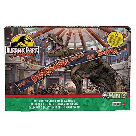 Offre du jour: Jurassic World Calendrier De L’Avent Avec Mini Jouets Dinosaures, 30 Pièces À L’Échelle 2,9 Cm, À Collectionner, Jouet Enfant, A Partir De 4 Ans, HTK45 Kino Box, Jurassic Park Film, Dinosaur Age, Jurassic Park Movie, Dramatic Play Area, Day Countdown, Dinosaurs Figures, Lego Minecraft, Lego Harry Potter