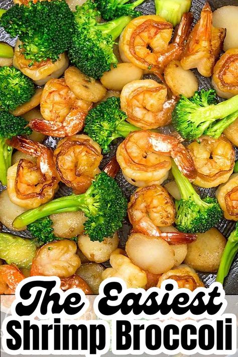 Scallops And Broccoli Recipe, Recipes Scallops, Broccoli Fried Rice, Broccoli Healthy, Honey Shrimp, Shrimp And Rice Recipes, Rice And Broccoli, Shrimp Rice, How To Make Shrimp