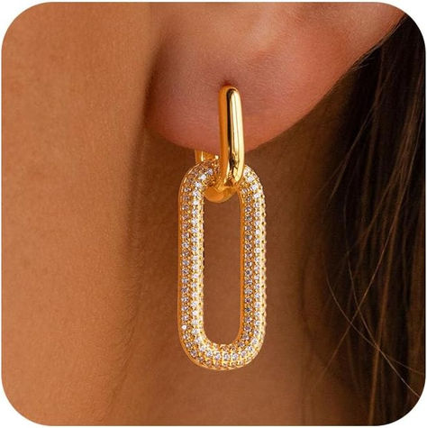 Antique gold earrings simple