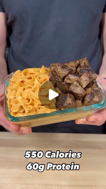 Nikita Fair on Instagram: "Chipotle Steak Pasta 🍝 
(Makes 4 Servings) 

If you like this recipe, make sure to check out my digital cookbook that has 100+ delicious recipes like this one! Your support means that I can continue posting these recipe on my page for free. Link in my bio! 

Macros: 
- 550 Calories
- 60g Protein 
- 10g Fat 
- 49g Carbs 

Ingredients:
- 1 1/2 Cups Cottage Cheese (0% Fat) 
- 1/2 Cup Grated Parmesan Cheese 
- 1/2 Cup Tomato Sauce 
- 2 Canned Chipotle Peppers & Adobo Sauce 
- 2 Garlic Cloves 
- 1/2 Cup Fat Free Milk 
- 24oz Lean Steak
- Garlic Salt 
- Black Pepper 
- 2 Tbsps Light Butter 
- 8oz Protein Pasta (Or Pasta Of Choice) 
- Fresh Chives 

#mealprep #pasta #highprotein #protein #fitness" Chipotle Steak Pasta, Nikita Fair, Lean Steak, Elliptical Workouts, Chipotle Steak, Pack Lunches, Digital Cookbook, Chill Wallpaper, Steak Pasta