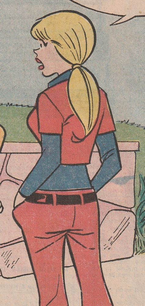 Betty From Archie’s Pal Jughead no. 225. #Betty #bettycooper Archie Cartoon, Archie Comics Betty, Archie Betty And Veronica, Archie Comic Books, Popeye And Olive, Archie And Betty, Josie And The Pussycats, Drawing Female Body, Steampunk Women