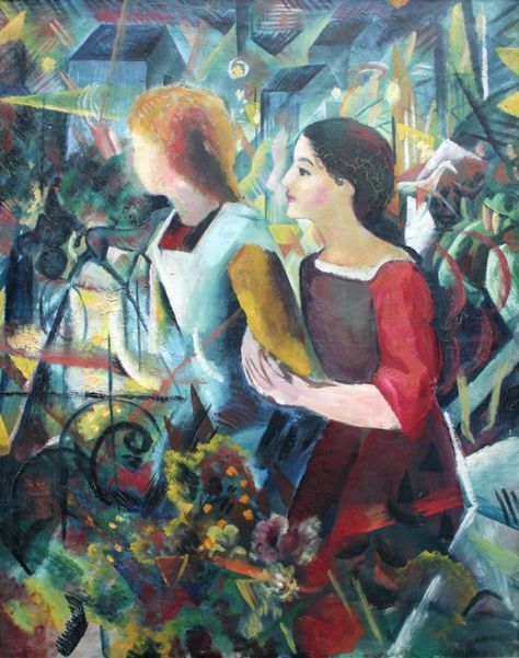 August Macke: Short but Colorful Life | DailyArt Magazine August Macke, Franz Marc, German Expressionism, German Art, Oil Painting Reproductions, Abstract Poster, Caravaggio, Handmade Oil, Painting Reproductions