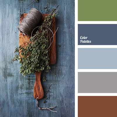 Rich denim colour harmoniously mixes with the colour of olive tree. These colours will look good in any room of the apartment.. Brown And Blue Living Room, Trendy Living Rooms, Grey Home Decor, Brown Living Room, Living Room Green, Blue Living Room, Color Balance, Green Wood, Living Room Bathroom