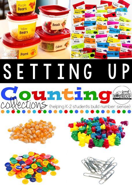 4 steps to setting up Counting Collections in your classroom to help you stay organized! Counting Collections, Math Number Sense, Teaching Numbers, Math Counting, Primary Maths, Counting Activities, Math Methods, Math Workshop, Mental Math