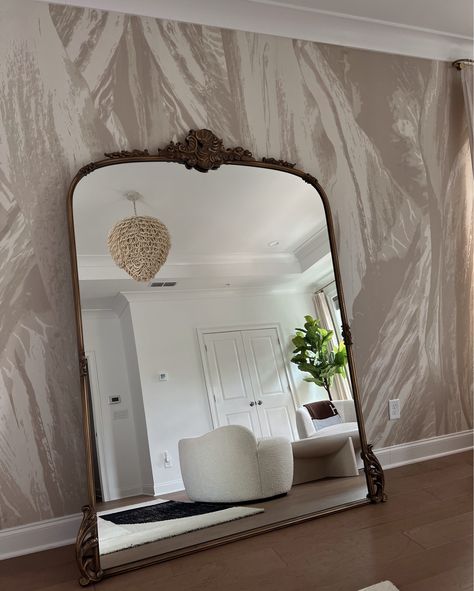 Amelie Grand Floor Mirror curated on LTK Large Mirrors, Bedroom Coastal, Chic Mirror, House Dream, Big Mirror, Living Room Mirrors, Dream House Interior, Large Mirror, Floor Mirror