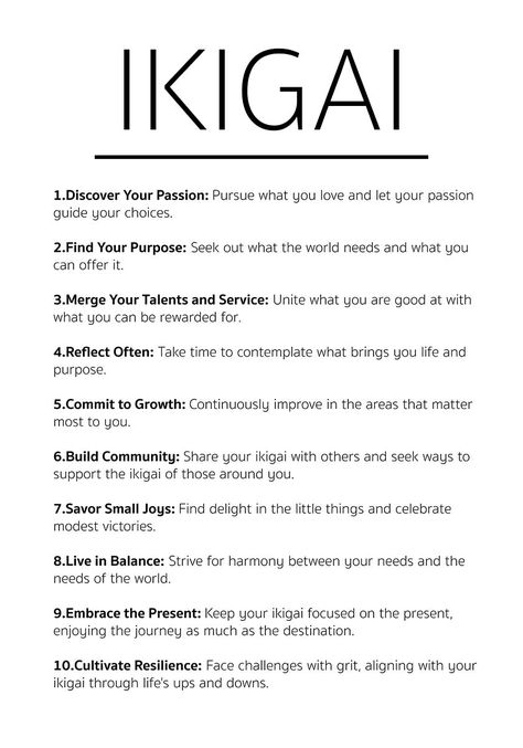 Principles Of Life Wisdom, Design The Life You Want, Principles To Live By, Ikigai Questions, Living With Purpose, Life Principles To Live By, Japanese Lifestyle Habits, Categories Of Life, Principles In Life