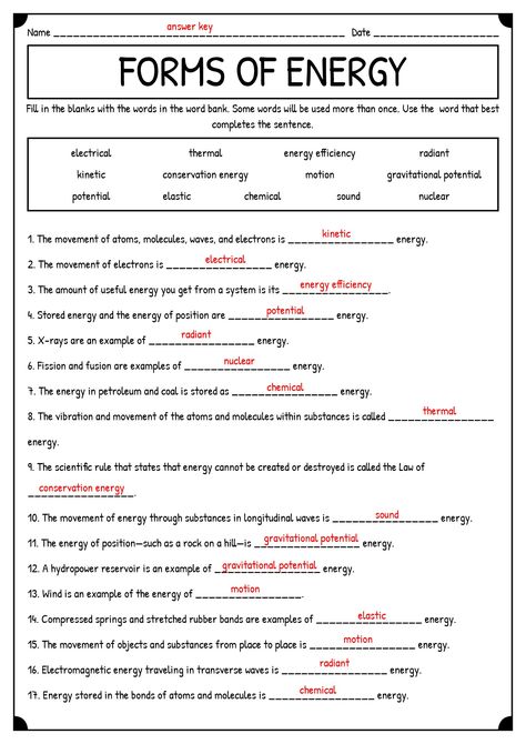 Year 7 Science Worksheets, Physical Science Worksheets, Science 6th Grade Worksheets, Grade 8 Science Worksheets, Class 6 Science Worksheet, Science Worksheets Grade 6, Grade 6 Science Notes, Grade 7 Science Worksheets, Year 5 Science Worksheets