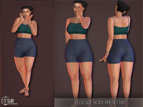 The Sims Resource - Plus Size Body Preset N10 Sims 4 Cc Plus Size Skin, Sims 3 Body Preset, Sims 4 Maxis Match Body Preset, Sims 4 Presets Bodies, Sims 4 Cc Muscle Overlay, Sims 4 Body Mods Female, Ts4 Body Overlay, Body Shapes Sims 4 Cc, Sims4cc Body Preset