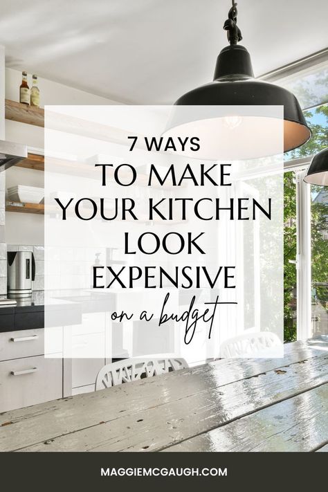 Economical Kitchen Remodel, New Countertops On A Budget, How To Update Kitchen On A Budget, Kitchen Backsplash With Busy Countertops, Update My Kitchen On A Budget, Budget Kitchen Backsplash Ideas, Least Expensive Countertops, Modern Kitchen On A Budget, Easy Diy Kitchen Upgrades