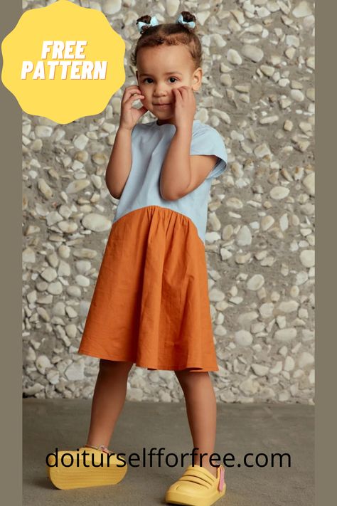 Discover an extensive collection of complimentary sewing patterns sourced globally at doiturselfforfree.com. Craft exquisite items for individuals of all ages, including children, babies, men, women, and even home decor—all at no cost. Access these free patterns conveniently in PDF format. Free Kids Sewing Patterns Pdf, Free Girls Dress Sewing Pattern, Free Girls Dress Pattern, Toddler Dress Pattern Free, Toddler Clothes Patterns, Girls Dress Pattern Free, Toddler Dress Patterns, Kids Clothes Diy, Kids Clothes Patterns