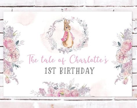 Flopsy Bunny 1st Birthday, Baby Shower Cake Table Backdrop, Bunny First Birthday, Bunny 1st Birthday, Boy Birth Announcement Card, 1st Birthday Backdrop, Cake Table Backdrop, Baby Shower Cake Table, Cactus Party Decor