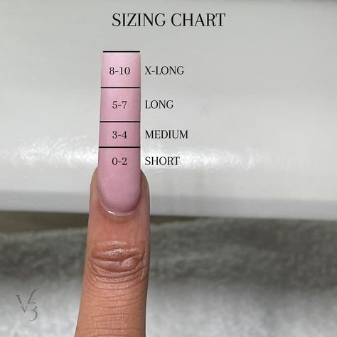 Sizing chart for my clients💕 Use this chart for reference! • • • #nails #nailsnailsnails #notpolish #nailart #explorepage #nailaddict #nailporn Self Nail, Business Nails, Home Nail Salon, Nail Techniques, London Nails, Unique Acrylic Nails, Rainbow Nails, Nail Sizes, Nail Technician