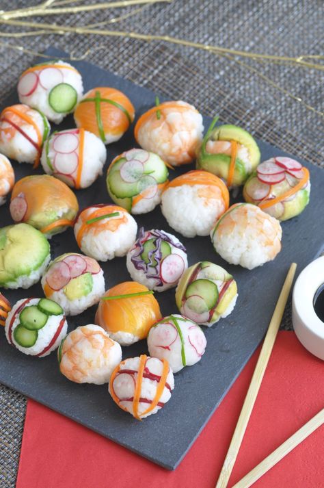 Sushi Ball, Sushi Balls, Sushi Party, Sushi Art, Street Food, Food And Drink, Thermomix