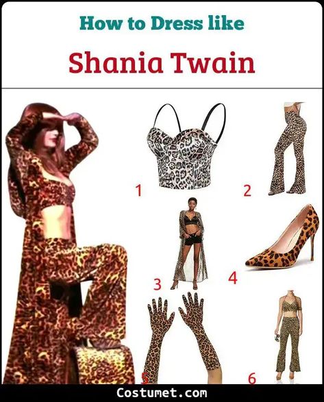 Shania Twain Leopard Outfit, Shania Twain Costume Halloween, Shania Twain Halloween Costume, Shania Twain Costume, Halloween 23, Leopard Outfits, Long Open Cardigan, Halloween Express, Shania Twain