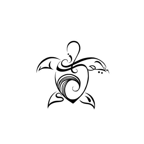 Makai Tattoo, Tortoise Tattoo Design, Polynesian Turtle Tattoo Design, Sea Turtle Tattoo Simple, Sea Turtle Tattoo For Women, Karima Sharabi, Fine Line Turtle Tattoo, Simple Turtle Tattoo, Sea Turtle Tattoo Design